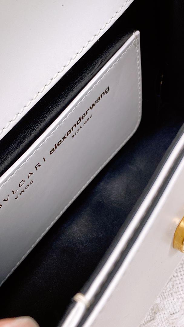 Bvlgari White Serpenti Belt Bag