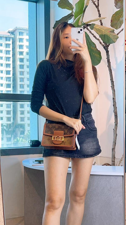 LV Reverse Monogram Mini Dauphine