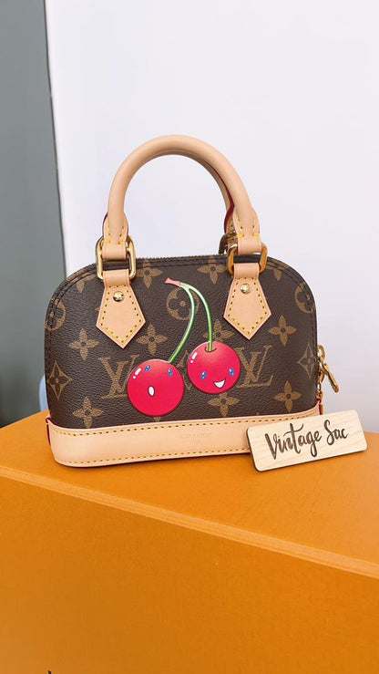 LV Monogram Nano Alma Cerise