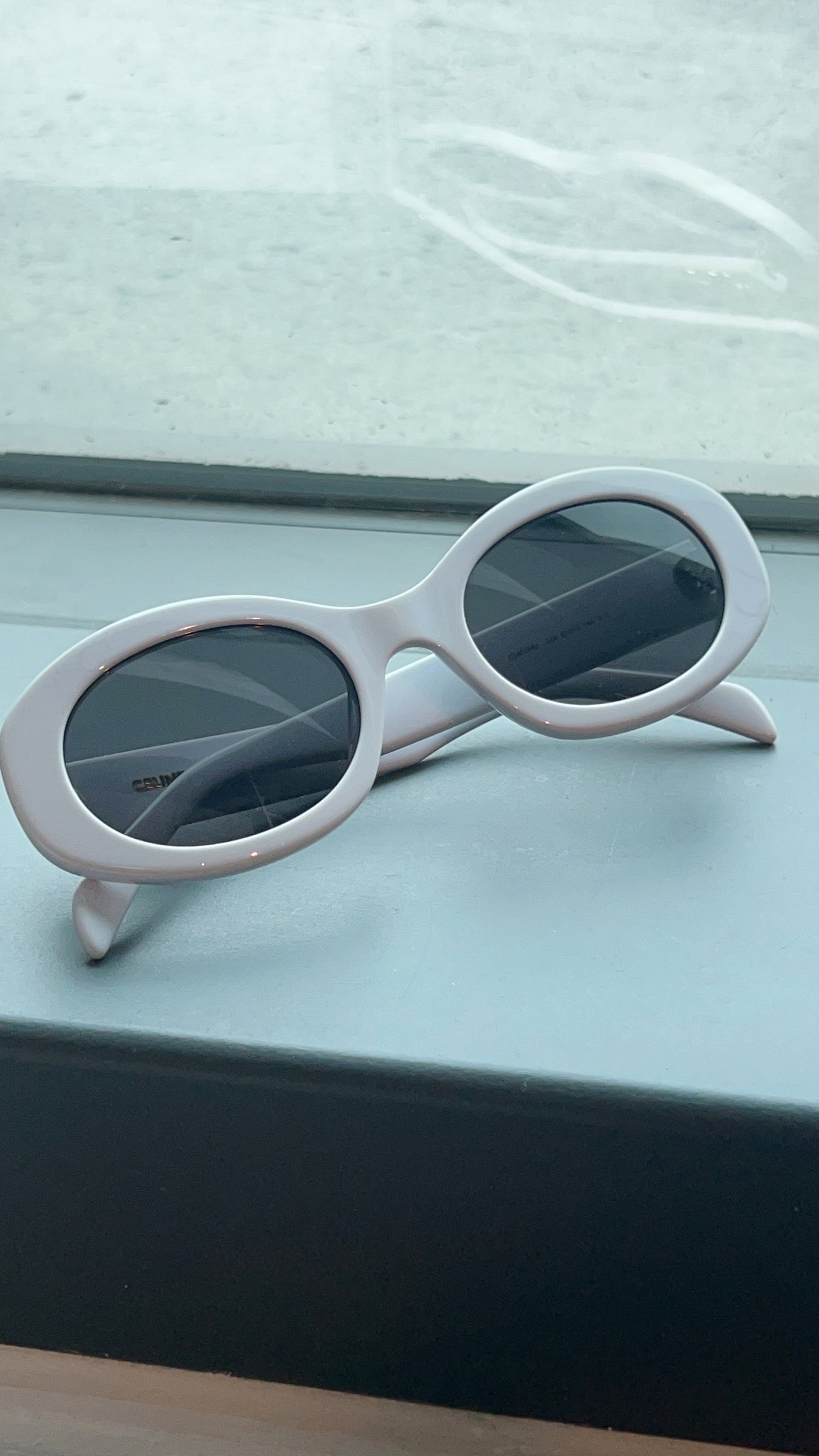 Celine Marble White Triomphe Sunglasses