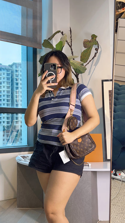 LV Monogram Rose Pink Multi Pochette