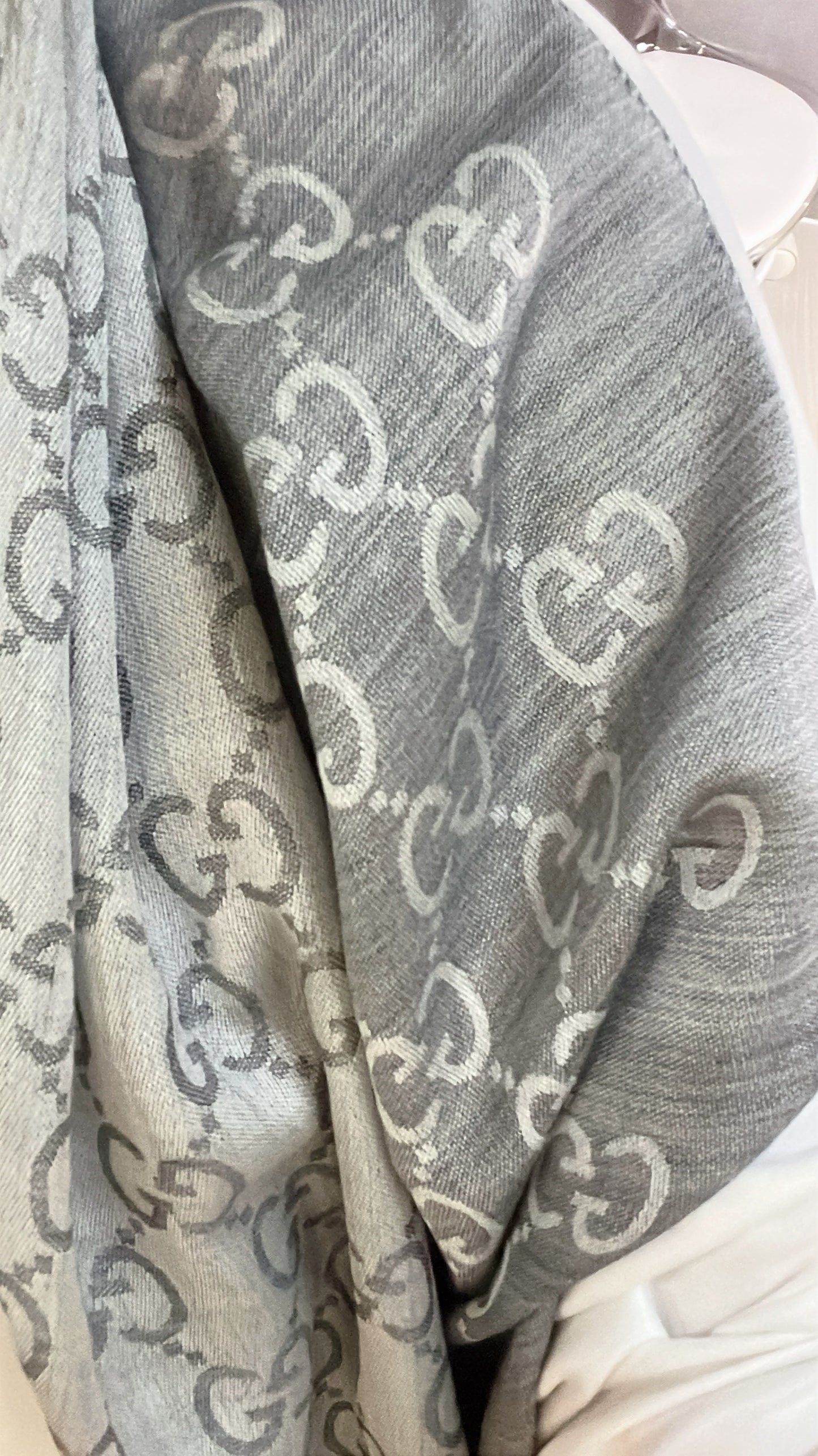 Gucci Grey Scarf