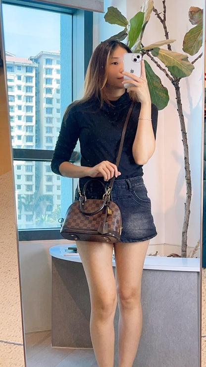 LV Damier Ebene Alma BB