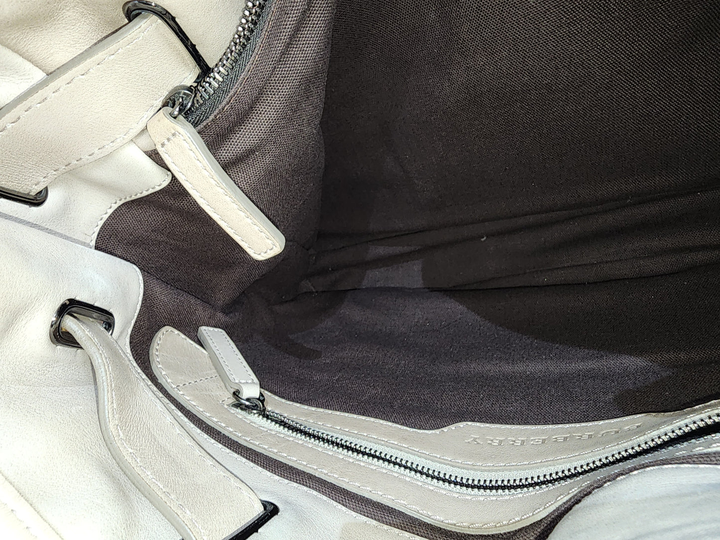 Burberry Smoked Check Walder Hobo Bag