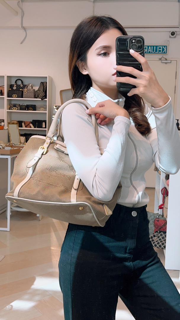 Prada Canapa Canvas Tote Bag