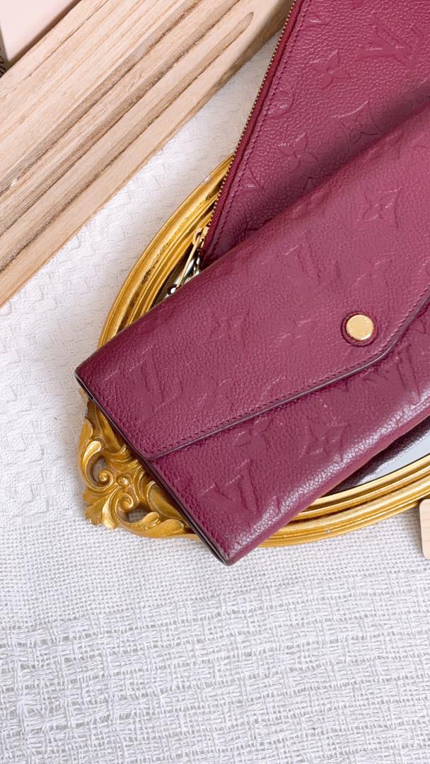 Louis Vuitton Purple Empreinte Curieuse 2in1 Wallet