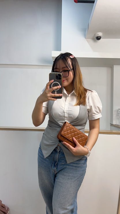 Chanel Brown Caviar Classic WOC