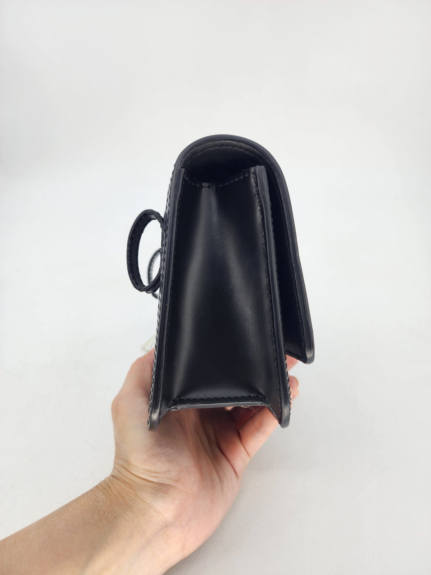 Burberry Mini TB Quilted Crossbody Black