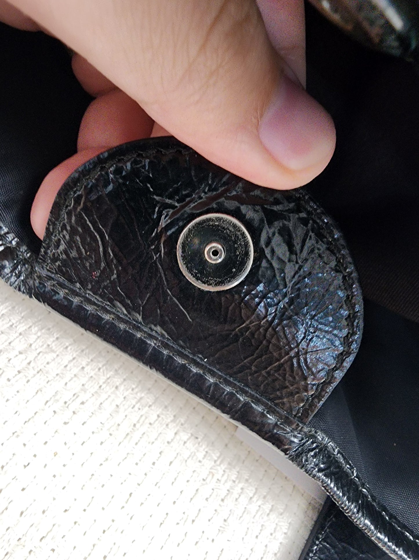Burberry Black Nylon Beat Check Victoria Tote