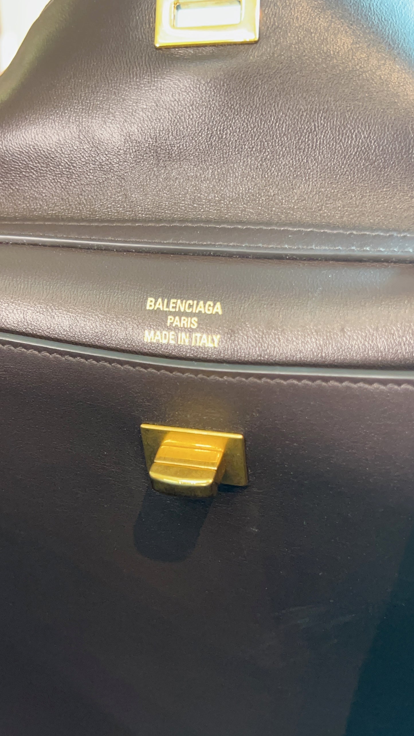 Balenciaga Dark Brown Rodeo MM