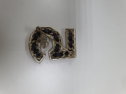Chanel 5 Leather Chain CC Brooch