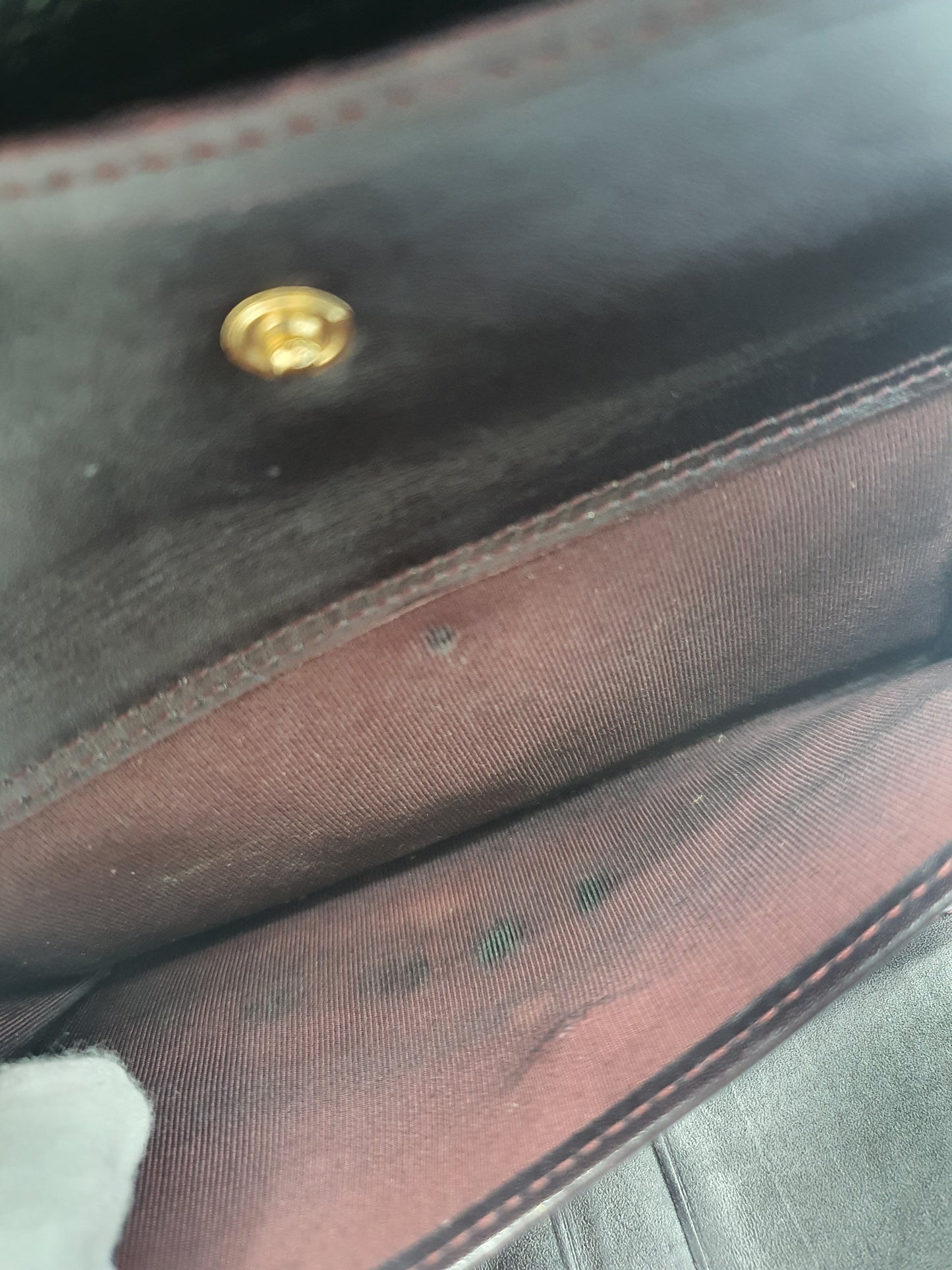 CC Black Caviar Trifold Long Wallet (GHW)