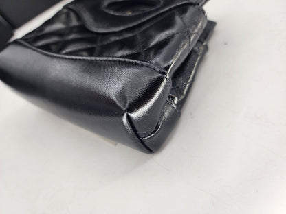 Chanel Black Glazed Calfskin Micro 31 Clutch on Chain LGHW