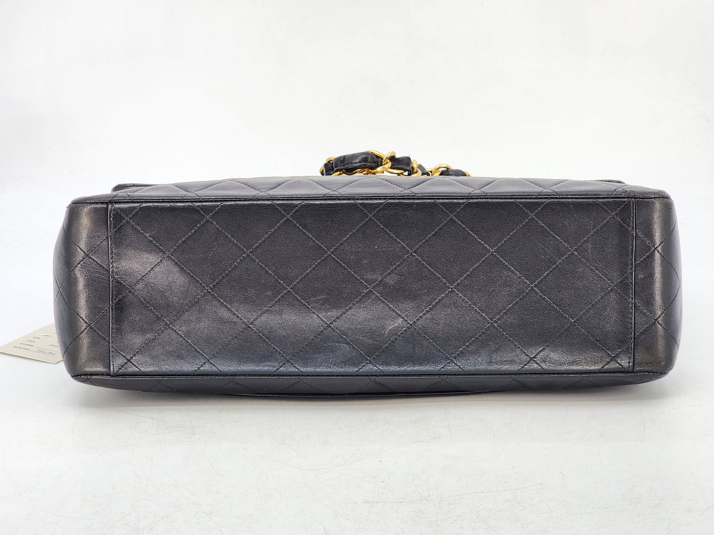 Chanel Black Lambskin Vintage Maxi CC Flap Bag GHW