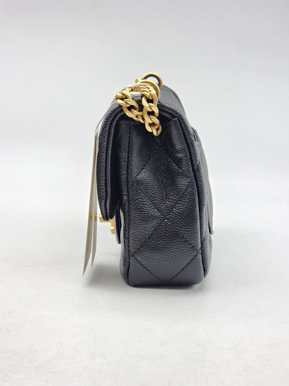 Chanel Black Caviar Mini Heart Crush Flap Bag