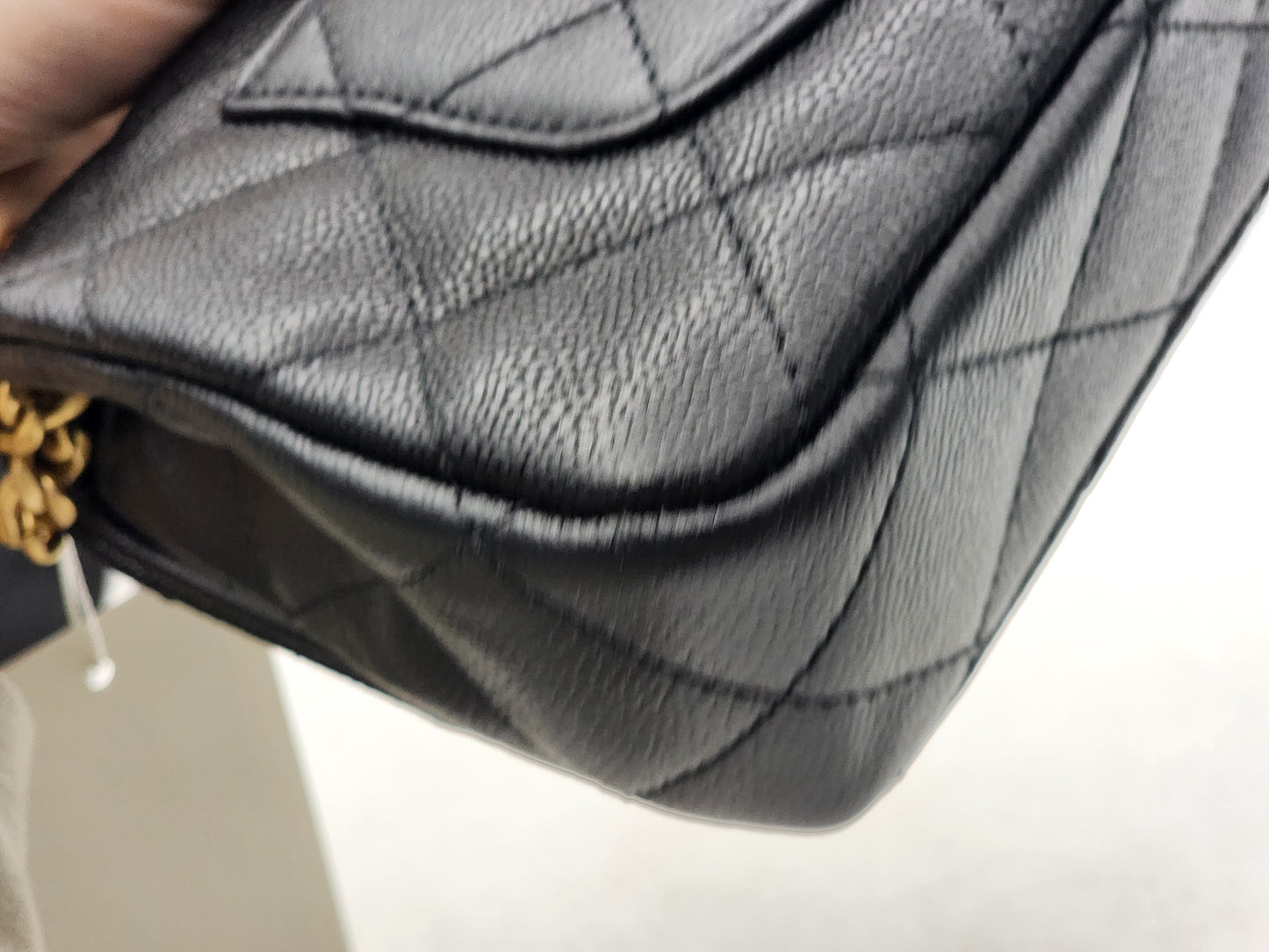 Chanel Black Caviar Mini Heart Crush Flap Bag