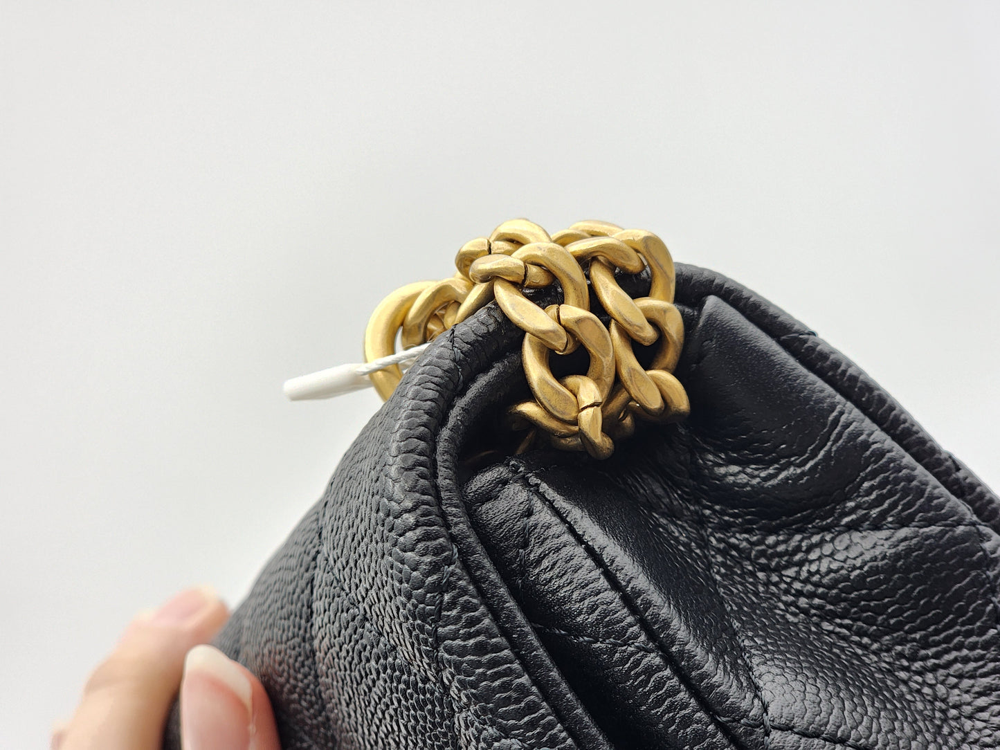 Chanel Black Caviar Mini Heart Crush Flap Bag