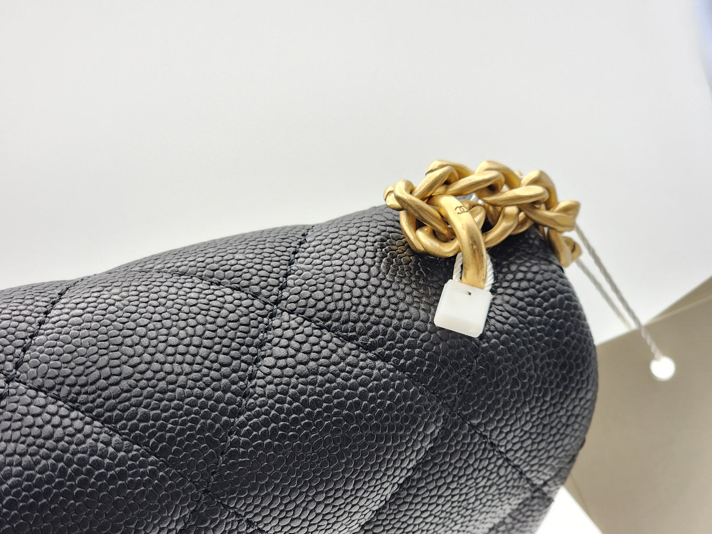 Chanel Black Caviar Mini Heart Crush Flap Bag