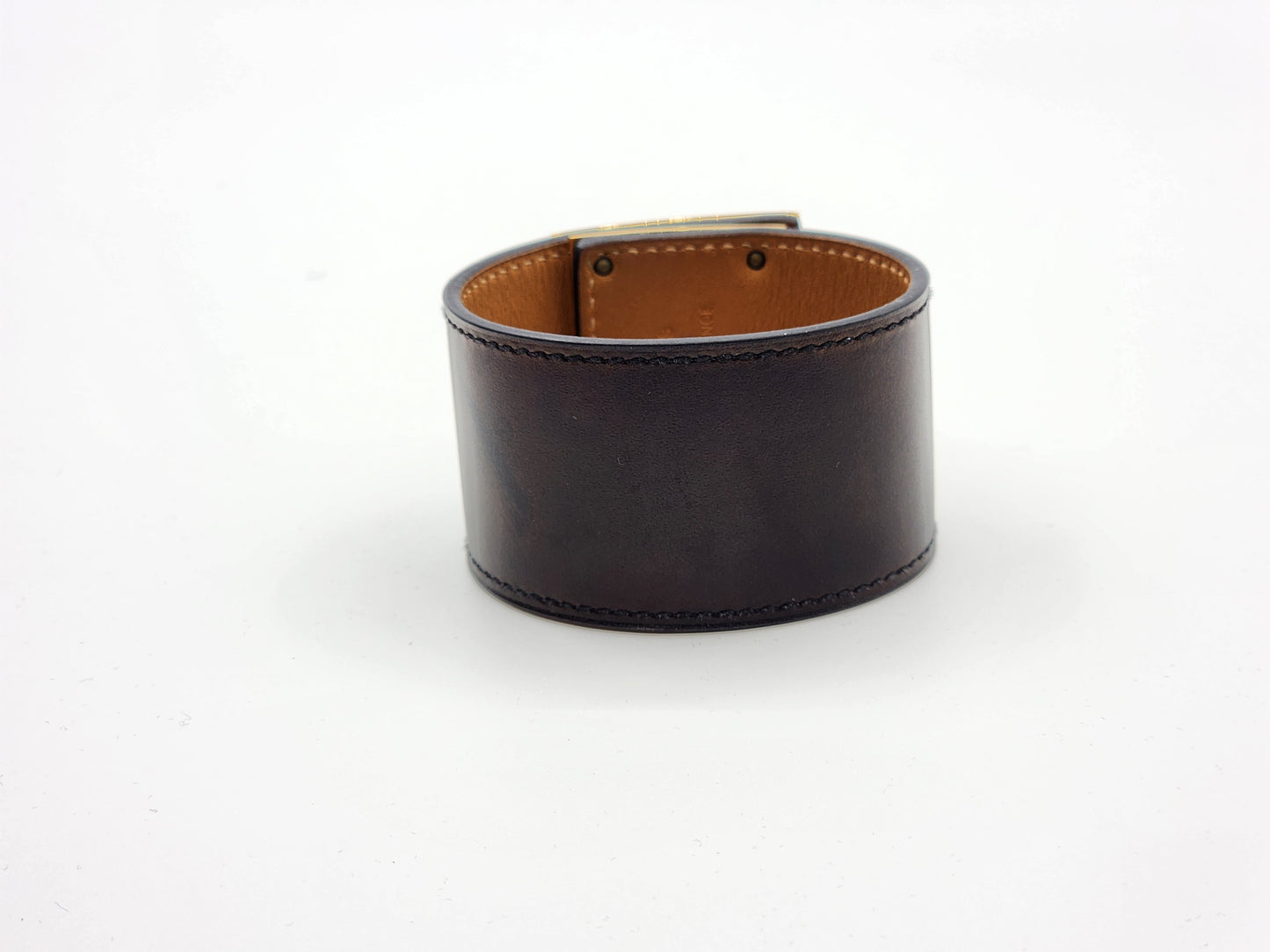 Hermes Black Kelly Dog Bracelet 35mm