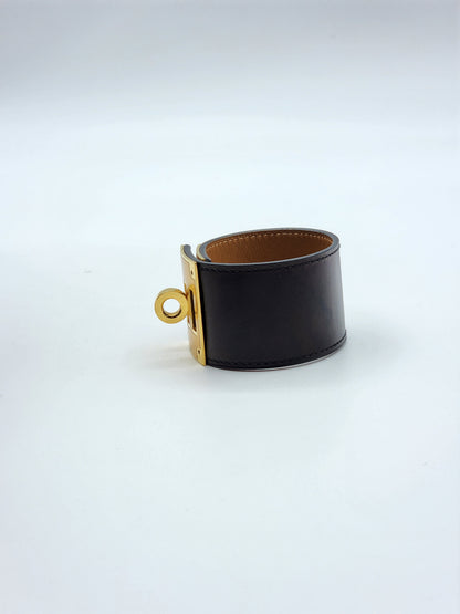 Hermes Black Kelly Dog Bracelet 35mm