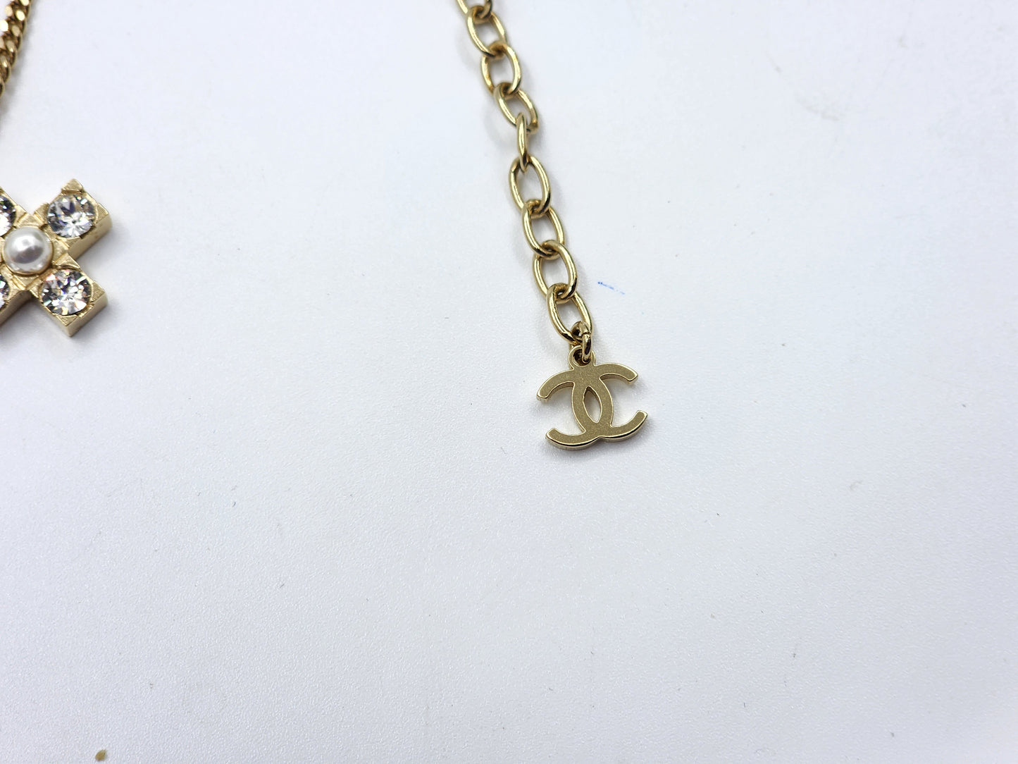 Chanel Light Gold Multi Pendant Necklace