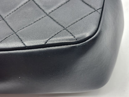 Chanel Black Lambskin Elegant Chain Flap Bag (LGHW)