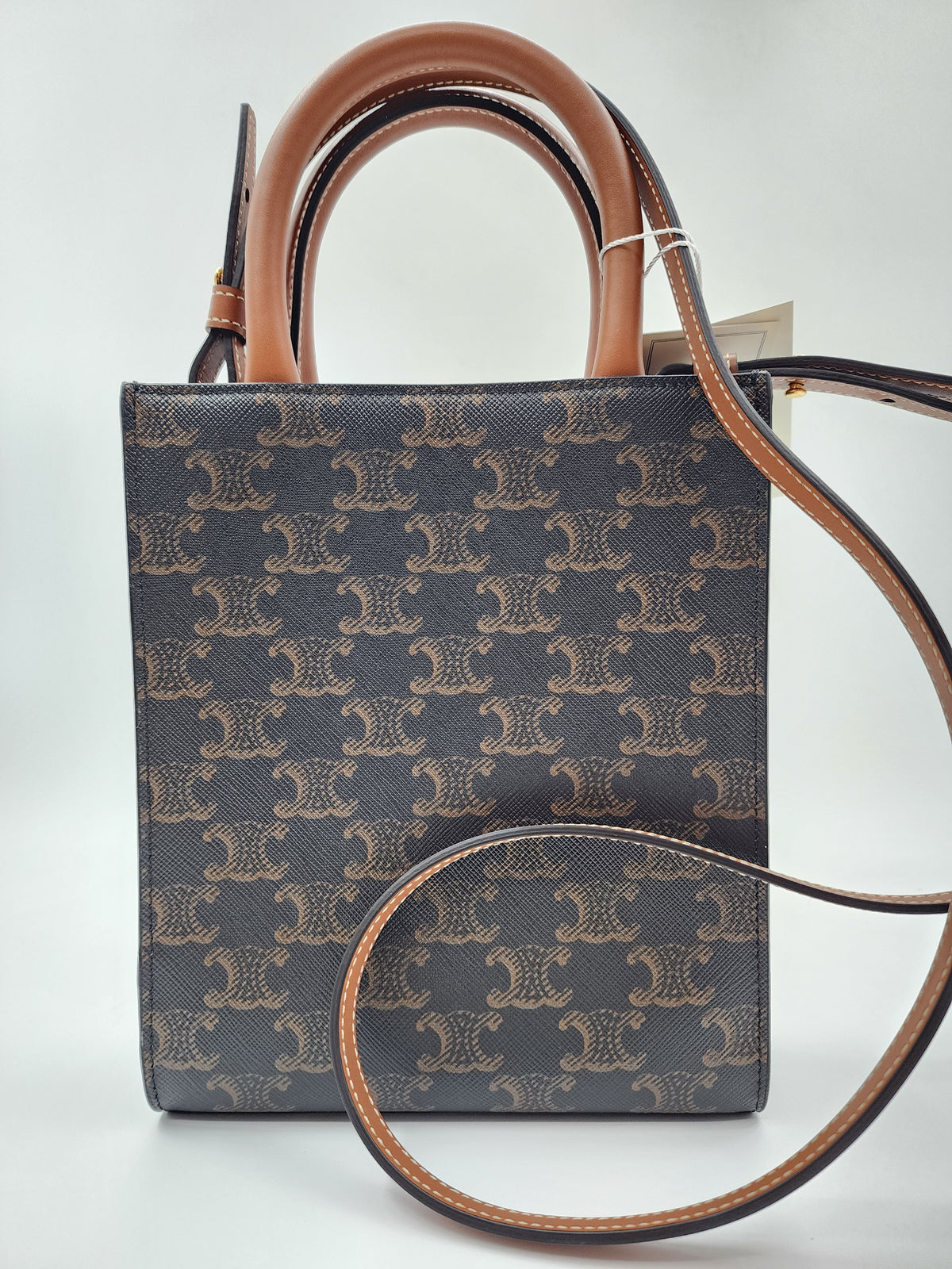 Celine Triomphe Vertical Mini Cabas