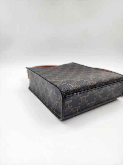Celine Triomphe Vertical Mini Cabas