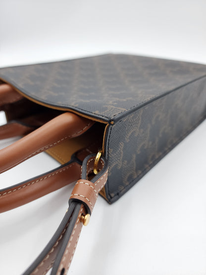 Celine Triomphe Vertical Mini Cabas