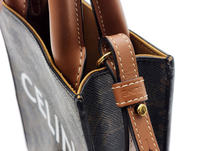 Celine Triomphe Mini Vertical Cabas Tote