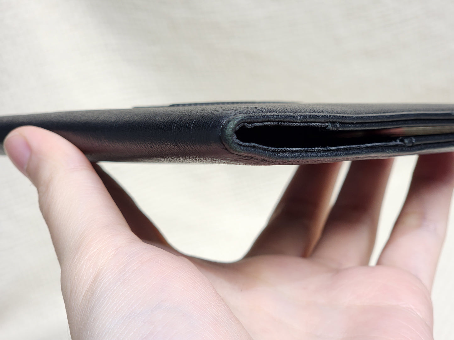 Chanel Black Calfskin Timeless Passport Holder