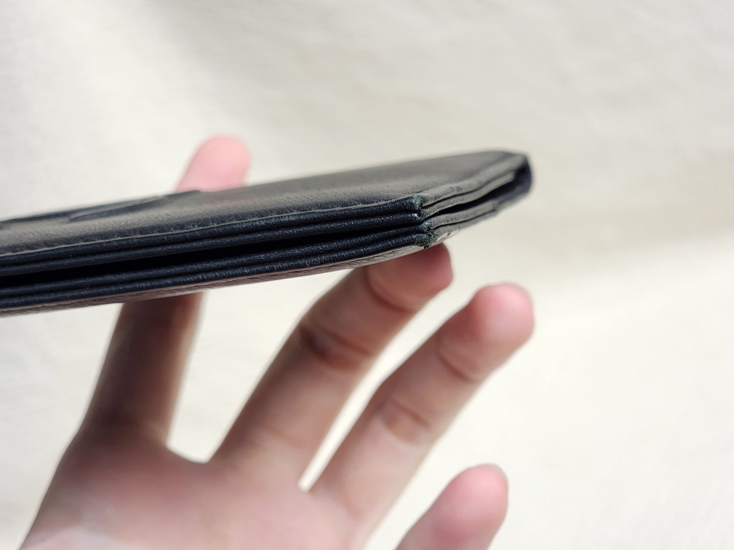 Chanel Black Calfskin Timeless Passport Holder