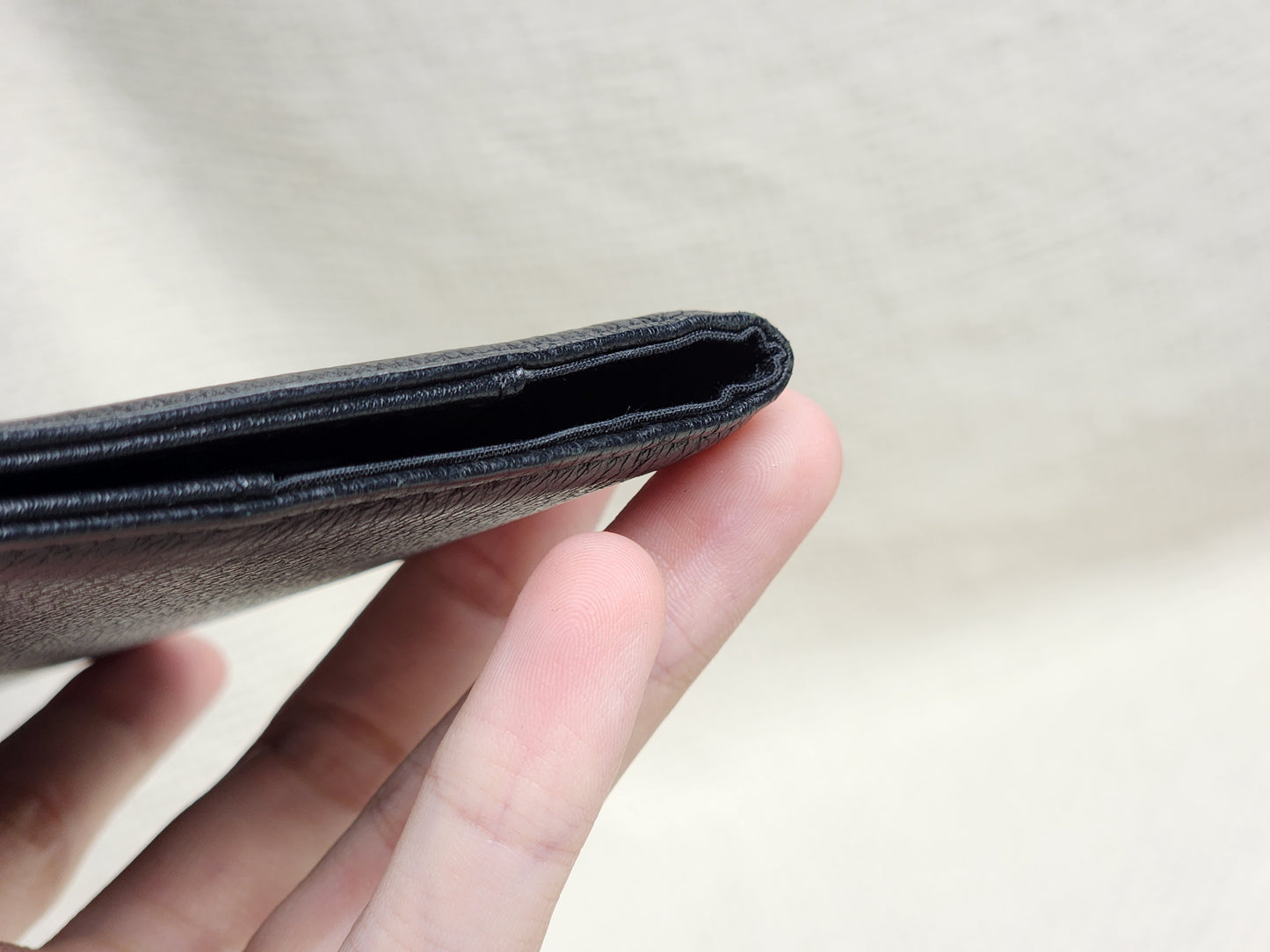 Chanel Black Calfskin Timeless Passport Holder