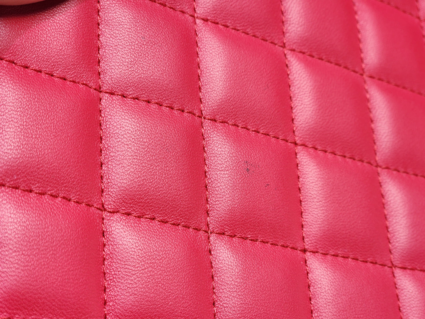 Chanel Red Medium Lambskin O’case GHW