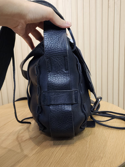 Gucci Black Marmont Laced Messenger Bag