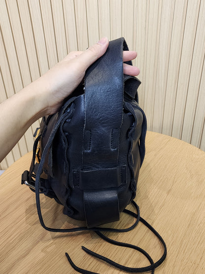 Gucci Black Marmont Laced Messenger Bag