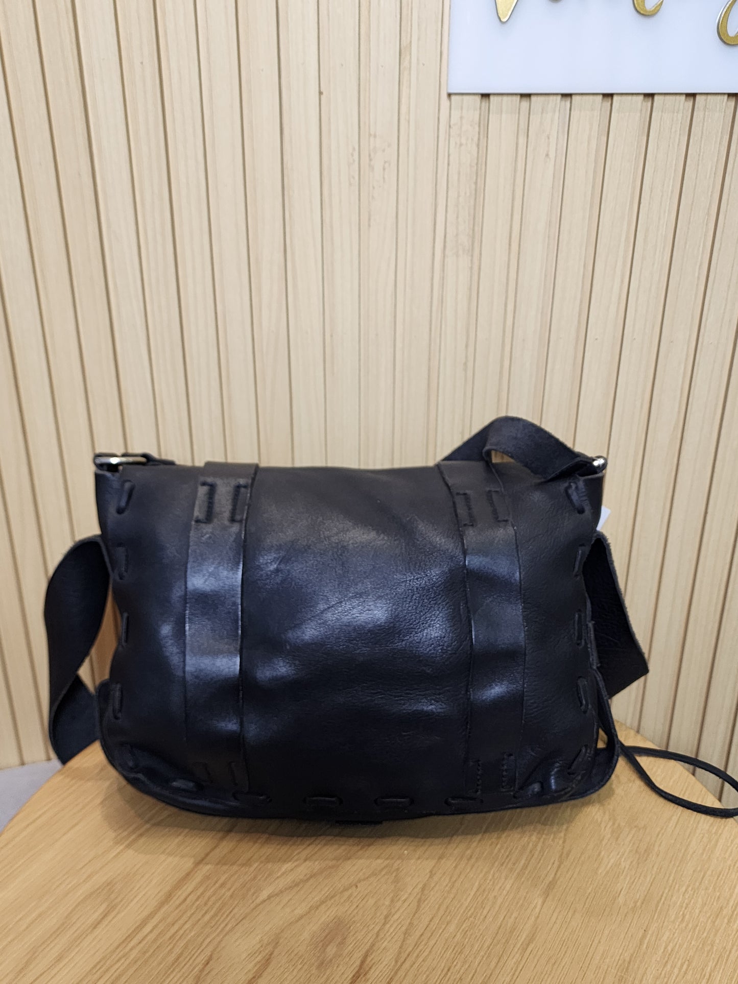Gucci Black Marmont Laced Messenger Bag