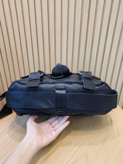 Gucci Black Marmont Laced Messenger Bag