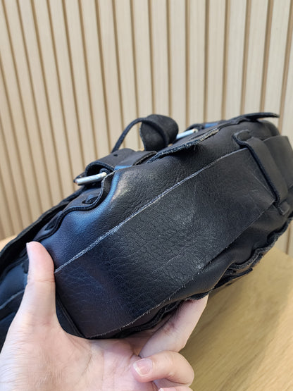Gucci Black Marmont Laced Messenger Bag