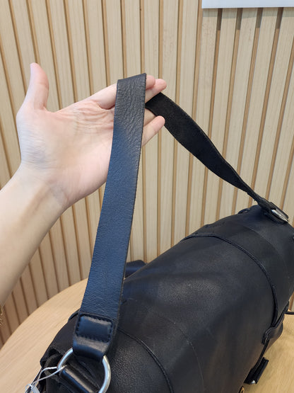 Gucci Black Marmont Laced Messenger Bag