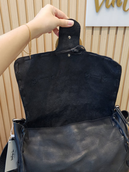 Gucci Black Marmont Laced Messenger Bag