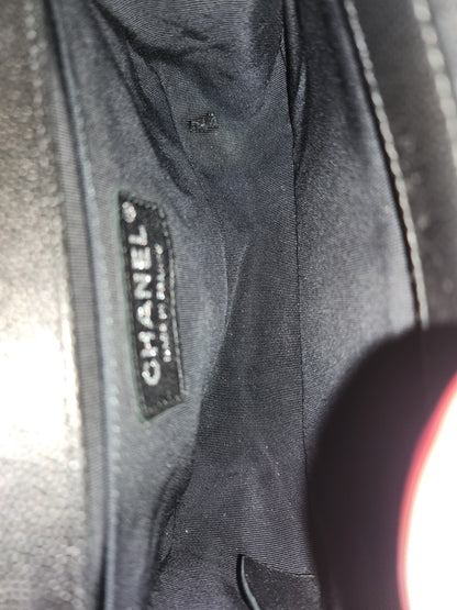 Chanel Black Caviar Small Boy (RHW)