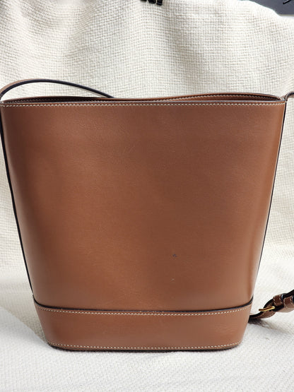 Celine Tan Calfskin Small Triomphe Bucket Bag