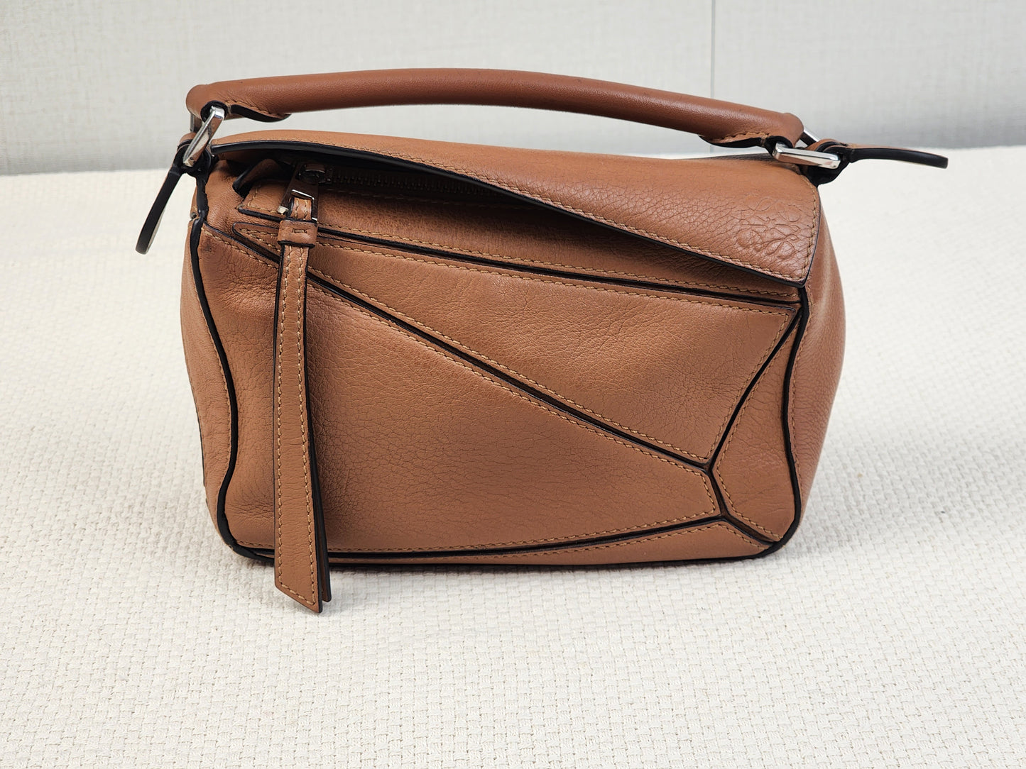 Loewe Mini Tan Puzzle Bag (SHW)