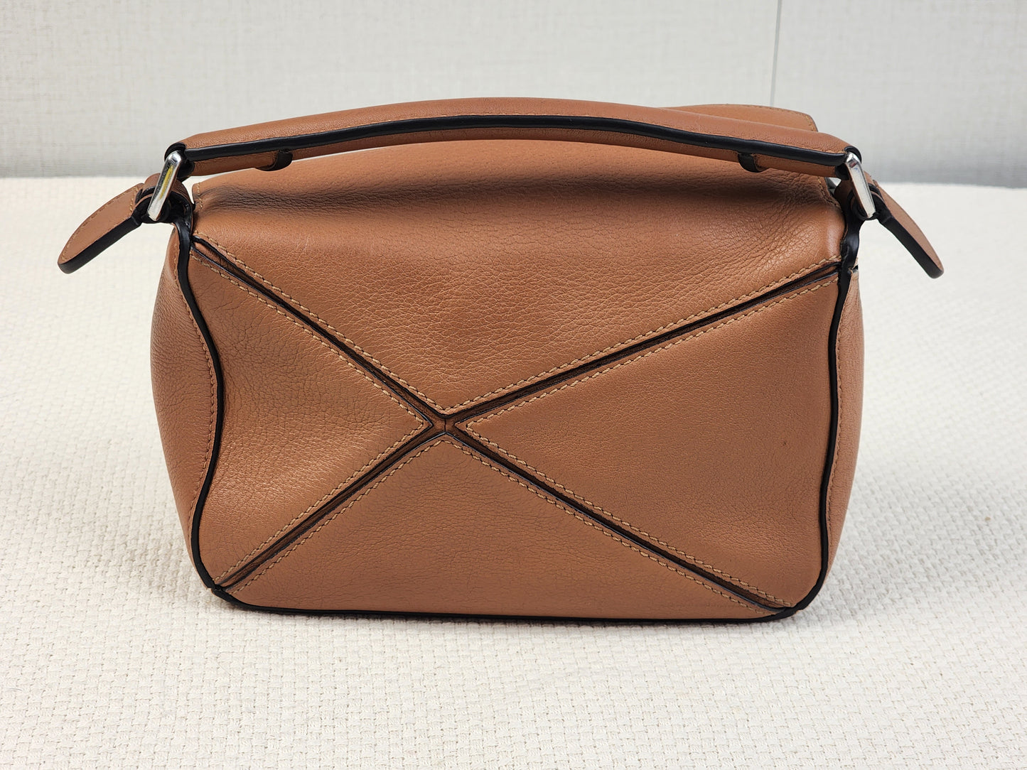 Loewe Mini Tan Puzzle Bag (SHW)