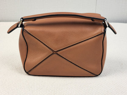 Loewe Mini Tan Puzzle Bag (SHW)
