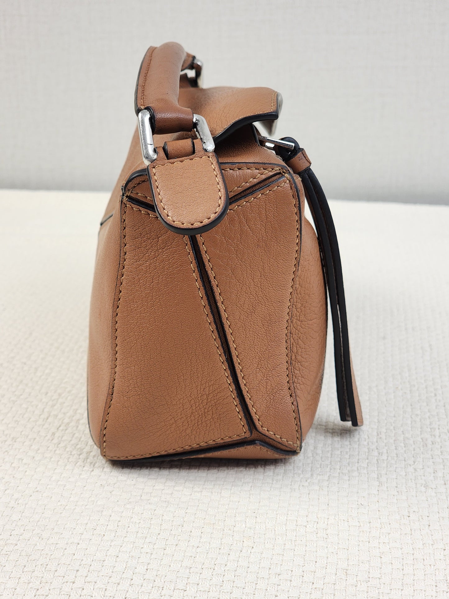 Loewe Mini Tan Puzzle Bag (SHW)