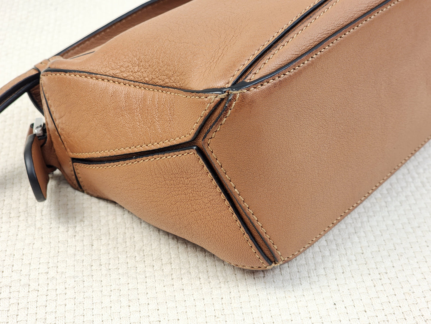 Loewe Mini Tan Puzzle Bag (SHW)