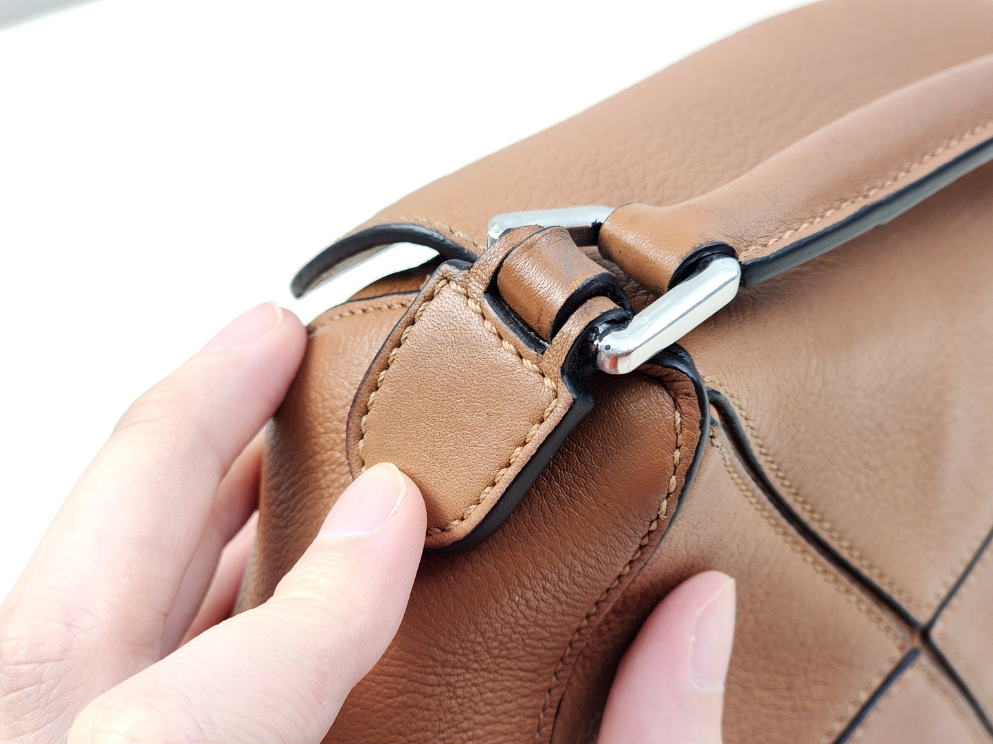 Loewe Mini Tan Puzzle Bag (SHW)