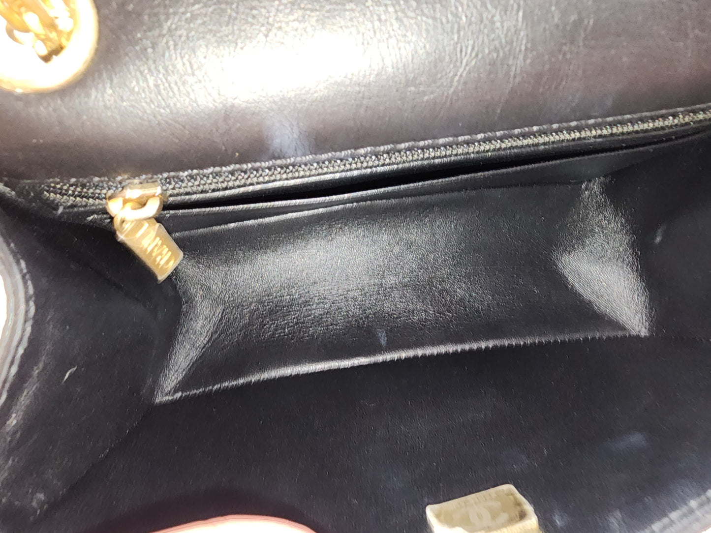 Chanel Black Aged Calfskin Mini 2.55 (GHW)